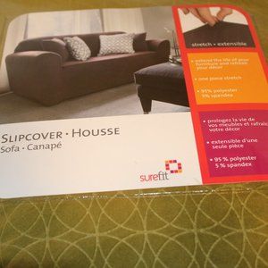 Couch slipcover - Green NEW - SUREFIT